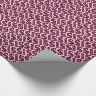 Papel De Regalo Tipografía sis Flores rosas en floral de patrón de