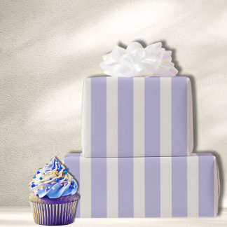 Papel De Regalo Tira de Cumpleaños Morado Claro Cabana Preppy Fies