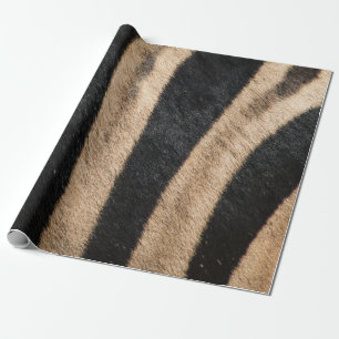 PAPEL DE REGALO TIRA DE IMPRESIÓN ANIMAL DE ZEBRA