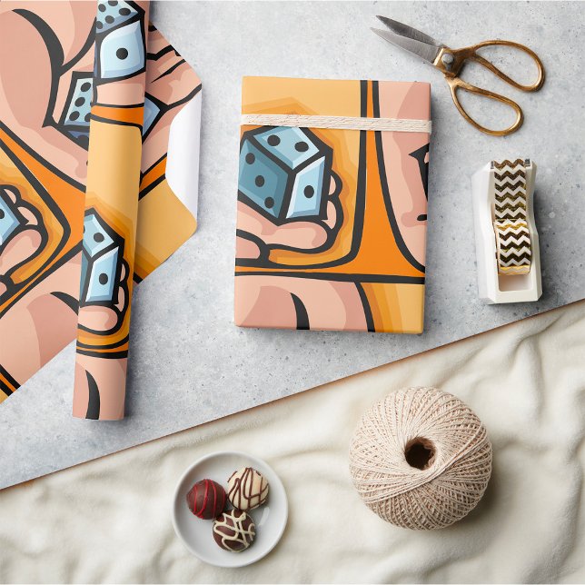 Papel De Regalo Tirando Dados (Subido por el creador)