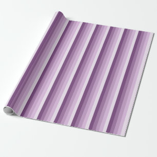 Papel De Regalo Tiras de sombra púrpura de ciruela