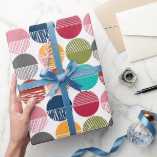 Papel De Regalo Tiras y sólidos