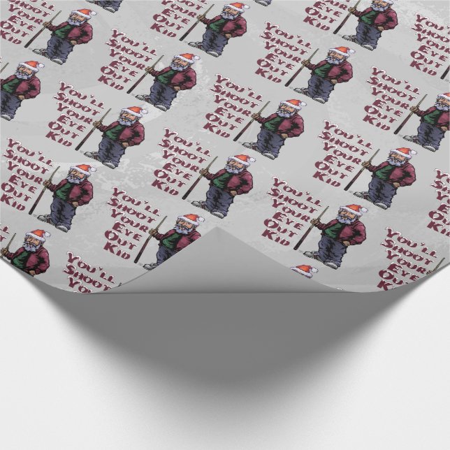 Papel De Regalo Tire su ojo hacia fuera (Esquina)