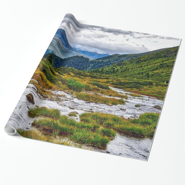 Papel De Regalo Tirol, Austria (Desenrollado)