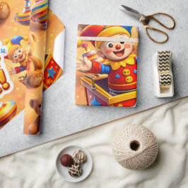 Papel De Regalo Title gestures, golden toybox premium wrap