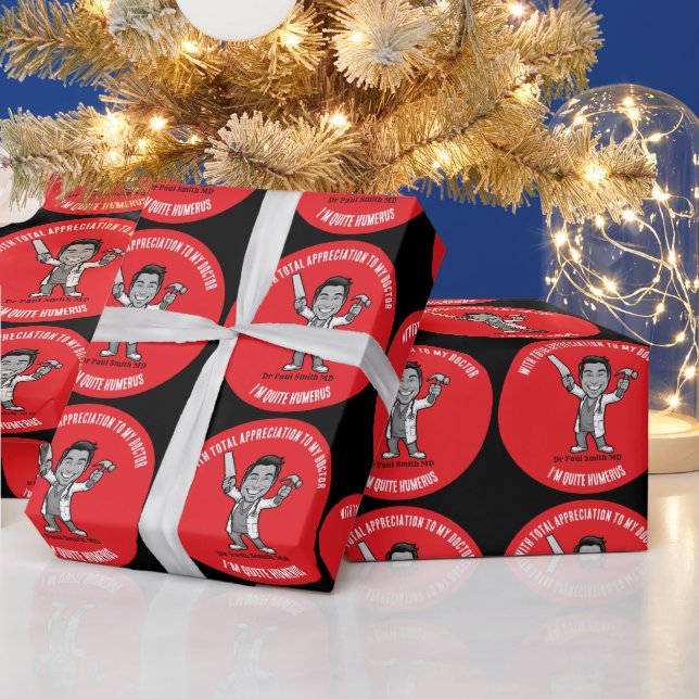 Papel De Regalo  to my doctor I’m quite humerus (Vacaciones)