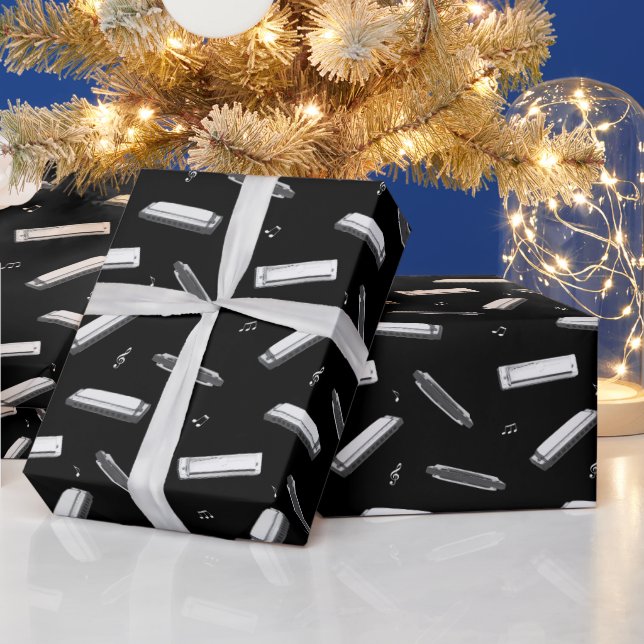 Papel De Regalo Toca la armónica (Vacaciones)