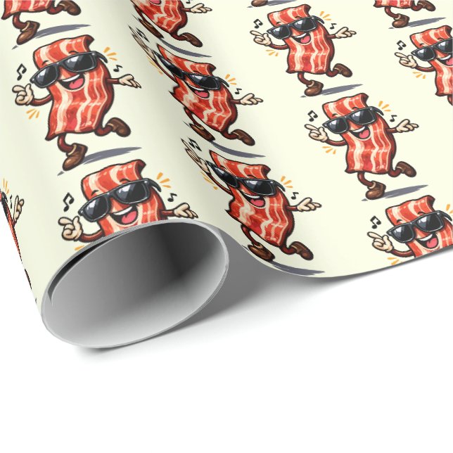 Papel De Regalo Tocino Bailarín (Esquina del rollo)