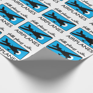 Papel De Regalo Todavía Juega Con Aviones