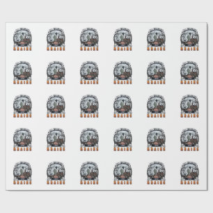 Papel De Regalo Todo el amor del profesor Cerebros Halloween Zombi