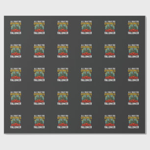 Papel De Regalo Todo lo que quiero para Navidad es diseño de Hallo