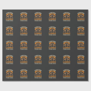 Papel De Regalo Todo lo que sé lo aprendí de los perros
