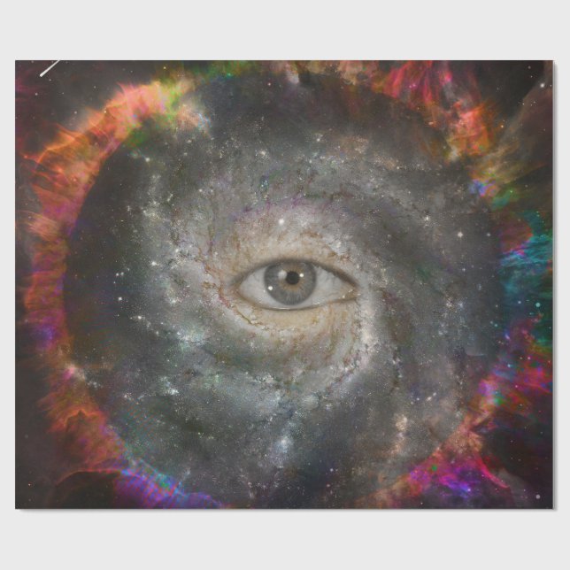 Papel De Regalo Todo mirando al espacio (Superficie plana)