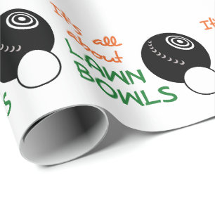 Papel De Regalo Todo sobre bowling en césped