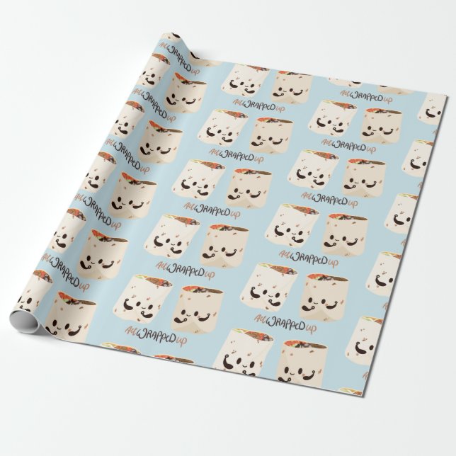 Papel De Regalo Todos envueltos para arriba (Desenrollado)