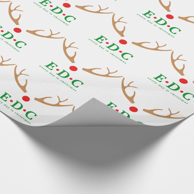 Papel De Regalo Todos los días es Navidad (Esquina)