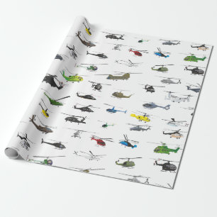 Papel De Regalo Todos los helicópteros