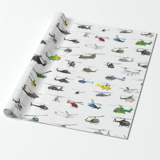 Papel De Regalo Todos los helicópteros