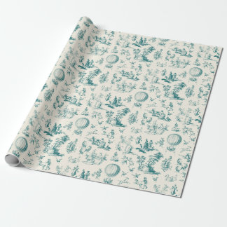 Papel De Regalo Toile du jouy