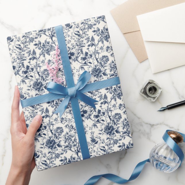 Papel De Regalo Toile Midnight Garden (Regalar)