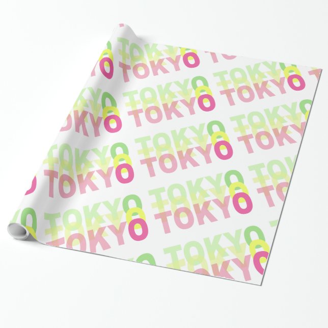 Papel De Regalo Tokio (Desenrollado)