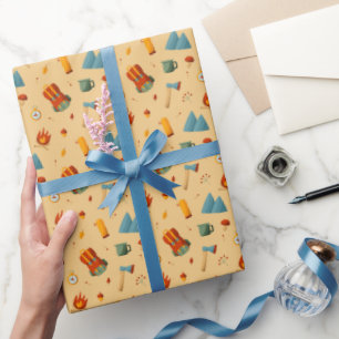 Papel De Regalo Toldo de mochila Patrón de acampada Bushcraft 4