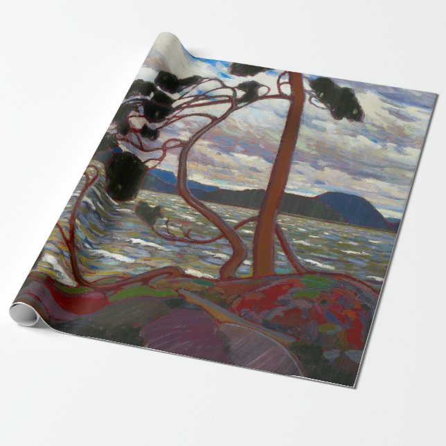 Papel De Regalo Tom Thomson el viento del oeste (Desenrollado)