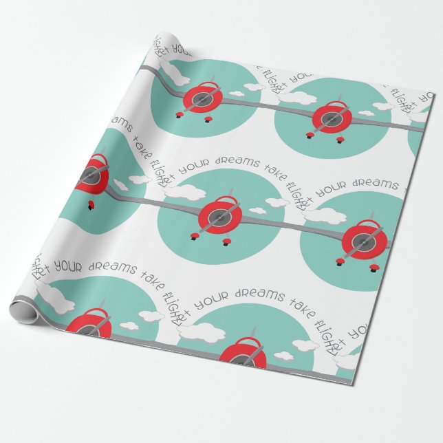 Papel De Regalo Tomar vuelo (Desenrollado)