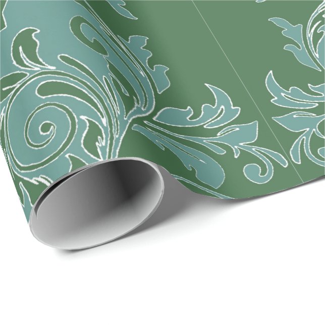 Papel De Regalo Tomillo de Menta (Esquina del rollo)