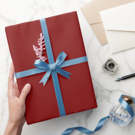 Papel De Regalo Tono de color granate sólido plano