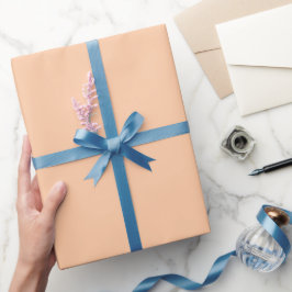 Papel De Regalo Tono de color melocotón claro liso
