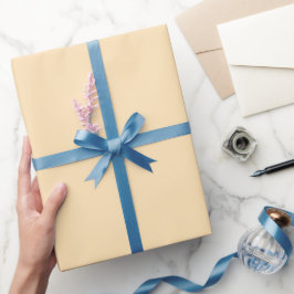 Papel De Regalo Tono de color melocotón Glow Mocasín liso