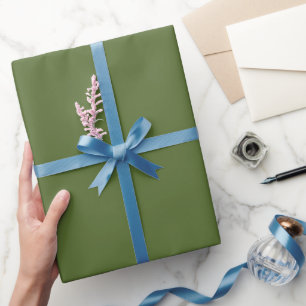 Papel De Regalo Tono de color verde oliva claro
