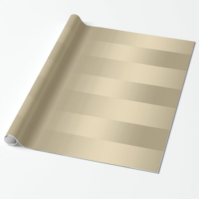 Papel De Regalo Tonos brillantes de luz patrón de franjas de oro f (Desenrollado)