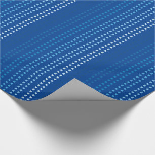 Papel De Regalo Tonos de azul con color de fondo variable