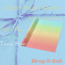 Papel de regalo tonos pastel Ombre