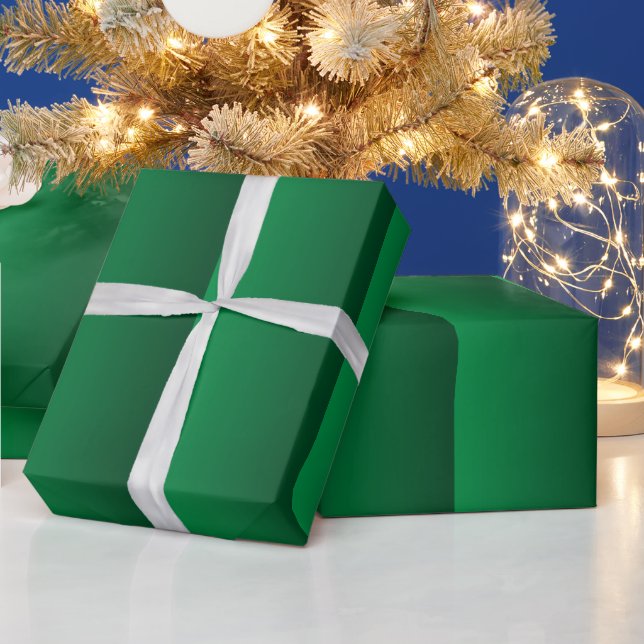 Papel De Regalo Tonos Verde Bosque (Vacaciones)