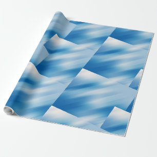 Papel De Regalo Topacio azul