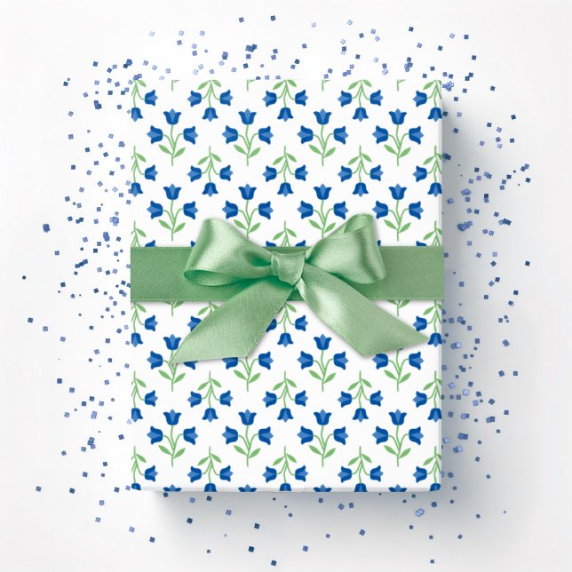 Papel De Regalo Topsy Tulip in Blue and Green (Subido por el creador)