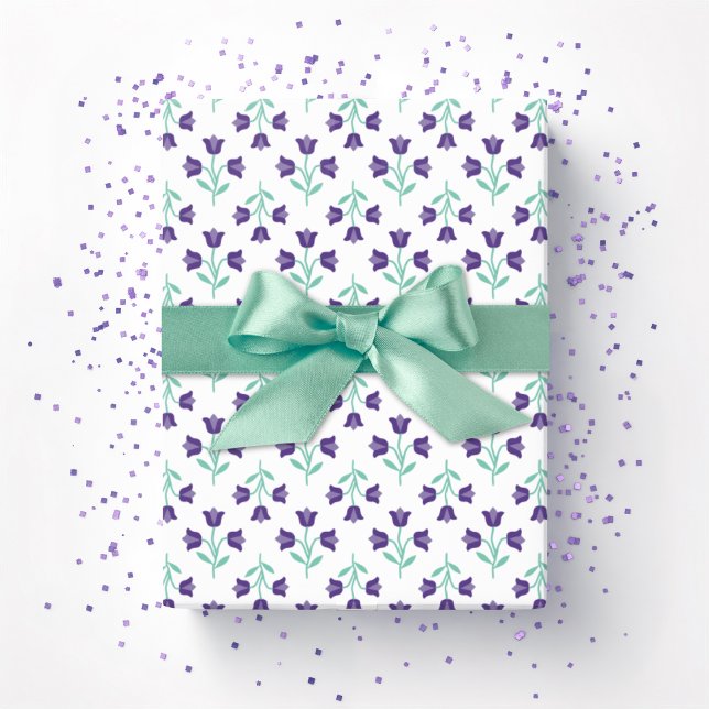 Papel De Regalo Topsy Tulip in Purple and Teal (Subido por el creador)