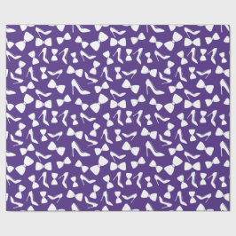 Papel De Regalo Toros altos de día de bodas y amarre marea morada 