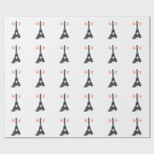 Papel De Regalo Torre Eiffel Viaje de París Europa