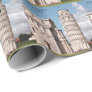 Papel De Regalo Torre inclinada de Pisa Italia Europa Viajes