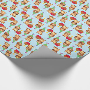 Papel De Regalo Torta de cumpleaños de duelo largo Dachshund