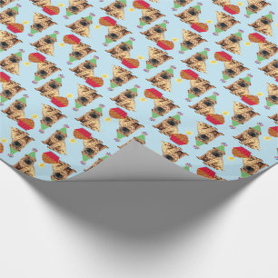 Papel De Regalo Torta de cumpleaños Shar-Pei chino