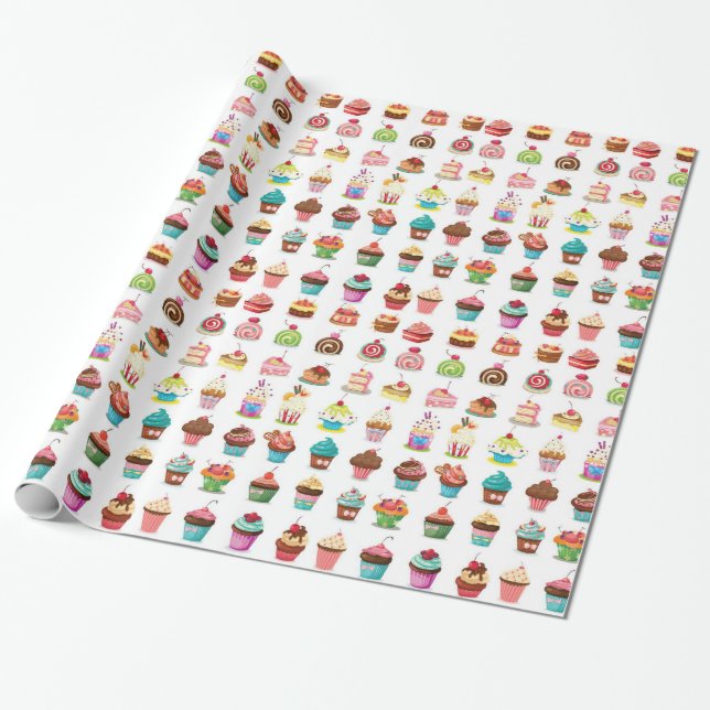 Papel De Regalo Torta dulce (Desenrollado)