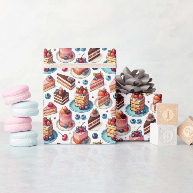 Papel De Regalo Torta en Tu Cara (Baby Shower)