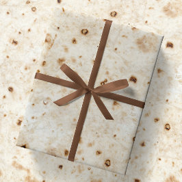 Papel De Regalo Tortilla de harina a la manta de burrito Taco Fast