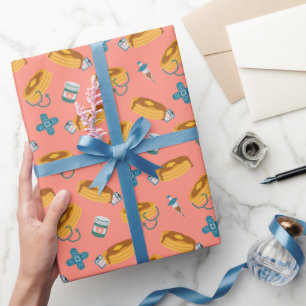 Papel De Regalo Tortitas Doctor Rosa