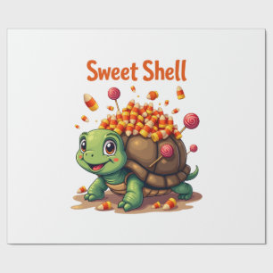 Papel De Regalo Tortuga de caparazón de caramelo